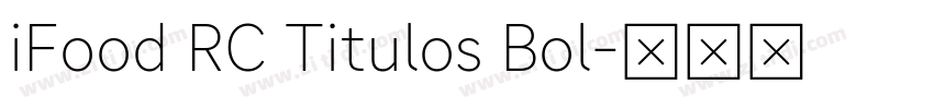 iFood RC Titulos Bol字体转换
